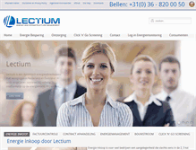 Tablet Screenshot of lectium.com